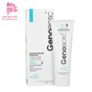 کرم ضدافتاب پوست های خشک و معمولی ژنوبایوتیک